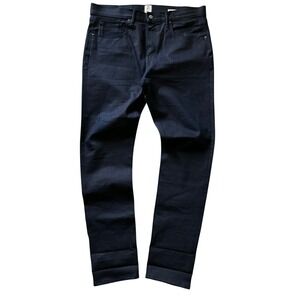 Hiroshi Kato 36 Raw Indigo Selvedge Denim Jeans Made in USA Dark Wash Stretch
